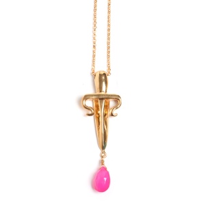 LeiVanKash-Dagger-drop-necklace